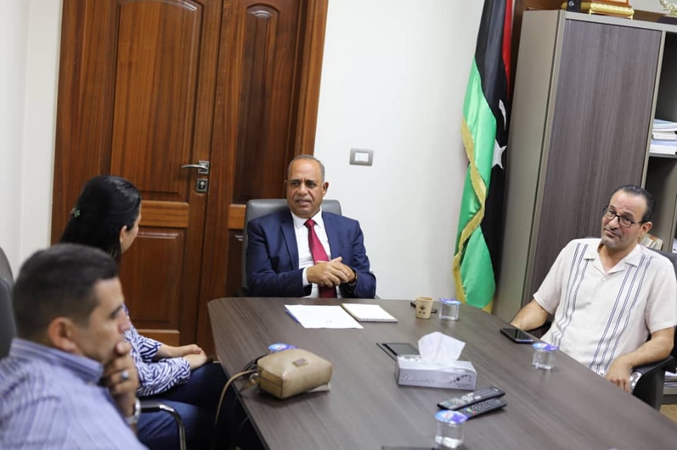 le ministère de l'enseignement supérieur Lybien a publié la réunion de mme Thouraya avec PDG Dr Abdjelil